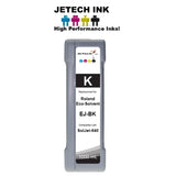 InXave Roland Eco-Solvent EJ-BK 1000mL Ink Cartridges Black JeTechInk