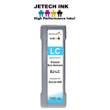 InXave Roland Eco-Solvent EJ-LC 1000mL Ink Cartridges Light Cyan JeTechInk