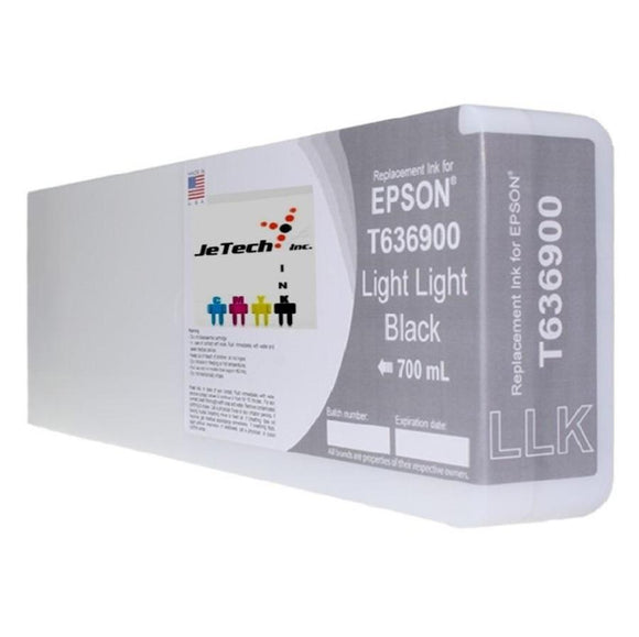 InXave Epson UltraChrome HDR T636900 compatible 700ml Light Light Black