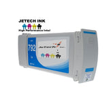 InXave HP792 CN706A Compatible Latex Ink Cartridge Jetechink Cyan