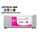 InXave HP91 Magenta C9468A pigment 775ml ink cartridge Jetechink