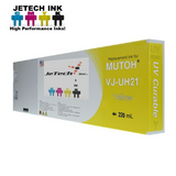 InXave Mutoh VJ-LUH1-BK UV LED 220ml ink cartridge Yellow Jetechink