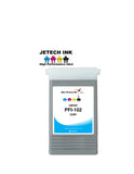 InXave Canon PFI-102C Cyan 130mL Ink cartridge JetechInk