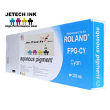 InXave Roland Aqueous Pigment FPG-CY 220ml Cyan Jetechink