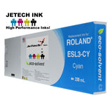 InXave Roland ESL3 220ml Eco solvent ink cartridge cyan Jetechink