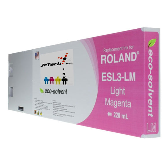 InXave Roland ESL3 220ml Eco solvent ink cartridge light magenta