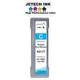 InXave Roland Eco-xtreme AI2 1000ml ink cartridge cyan Jetechink