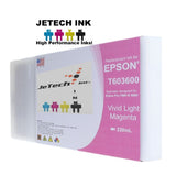 InXave Epson T603600 220ml ink cartridge ultrachrome k3 Vivid Light Magenta Jetechink