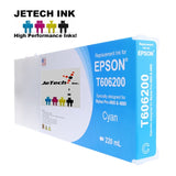 InXave Epson T606200 Compatible Cyan 220ml Ink Cartridges JeTechInk