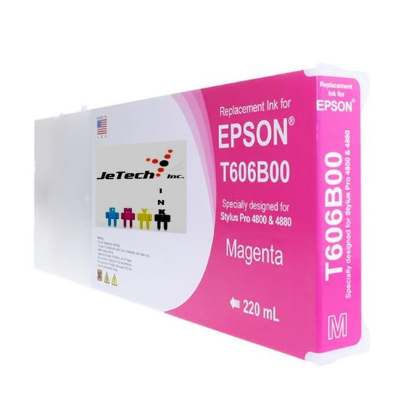 InXave Epson T606B00 Compatible Magenta 220ml Ink Cartridges