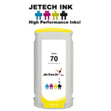 InXave HP70 C9454A 130ml Cartridge Yellow JetechInk