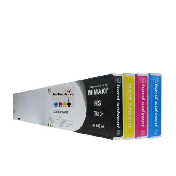 InXave Mimaki* HS Compatible 440ml Ink Cartridge 4 Set 