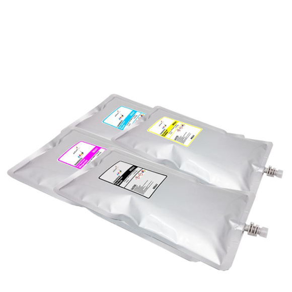 InXave Mutoh* MS41 Eco-Solvent Compatible 1000ml Ink Bags 4 Set