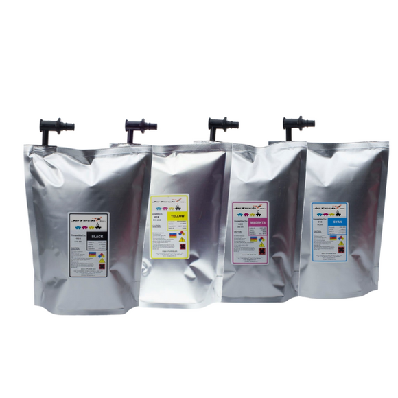 InXave Océ* Arizona IJC-258 UV Compatible 2L Ink Bags 4 Set