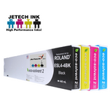 InXave Roland* ESL4-4 Eco-Solvent Max2® Compatible 440ml Ink Cartridges 4 Set | JeTechInk™ Brand