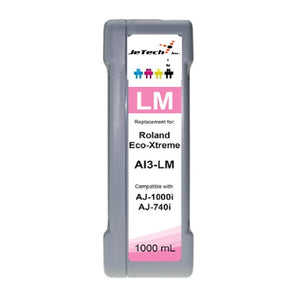 InXave Roland Eco-Xtreme AI3-LM 1000mL Ink Cartridges Light Magenta