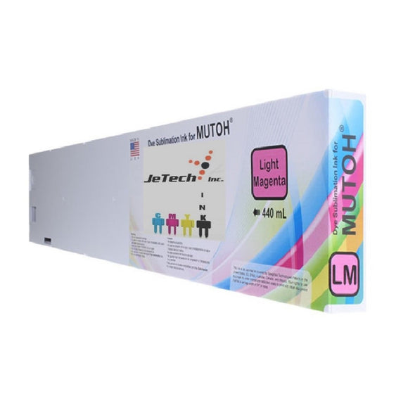 InXave Mutoh Dye Sublimation Compatible 440ml Ink Cartridge Light Magenta
