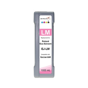 InXave Roland Eco-Solvent EJ-LM 1000mL Ink Cartridges Light Magenta