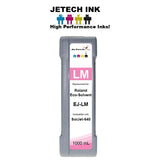 InXave Roland Eco-Solvent EJ-LM 1000mL Ink Cartridges Light Magenta JeTechInk