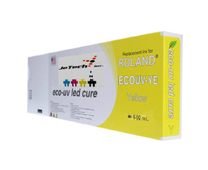 InXave Roland VersaUV EcoUV4 EUV4 500ml Yellow Cartridge