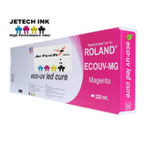 InXave Roland Eco UV (EUV) 220ml Magenta JeTechInk