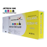 InXave Roland Eco UV (EUV) 220ml Yellow JeTechInk