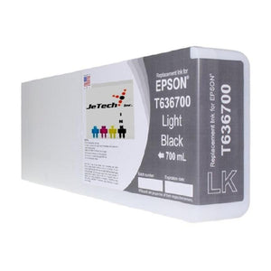 InXave Epson UltraChrome HDR T636700 compatible 700ml Light Black