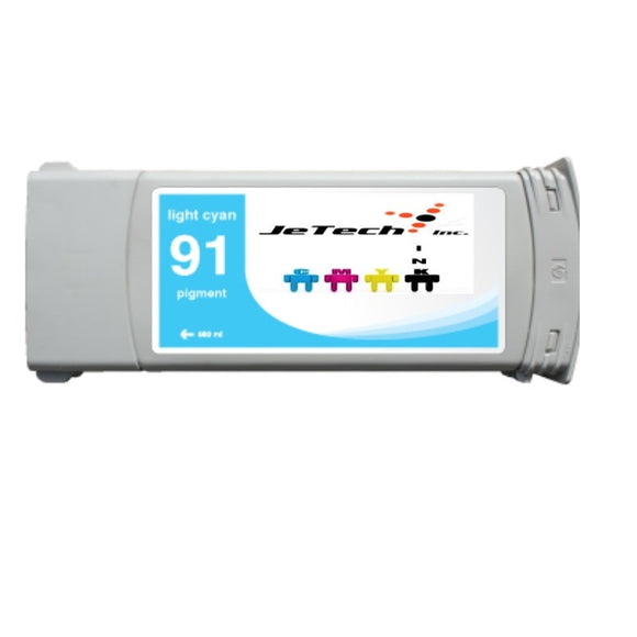 InXave HP91 Light Cyan C9470A pigment 775ml ink cartridge