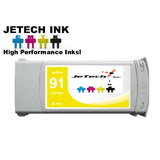 InXave HP91 Yellow C9469A pigment 775ml ink cartridge Jetechink