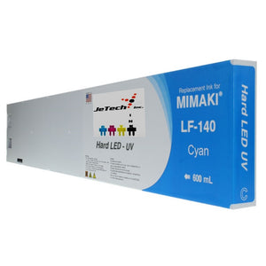 Mimaki* LF-140 UV LED Compatible 600ml Ink Cartridge (SPC-0728C) Cyan