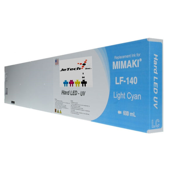 Mimaki* LF-140 UV LED Compatible 600ml Ink Cartridge (SPC-0728LC) Light Cyan