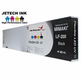  InXave Mimaki LF-200 SPC-0591 600ml UV LED ink cartridge Black Jetechink