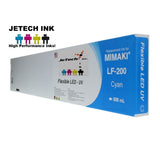  InXave Mimaki LF-200 SPC-0591 UV LED ink cartridge Cyan Jetechink