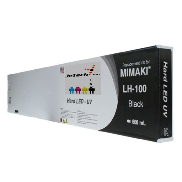  InXave Mimaki LH-100 SPC-0597K UV LED Ink Cartridge 600ml Black