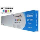  InXave Mimaki LH-100 SPC-0597C UV LED Ink Cartridge Cyan Jetechink