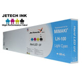  InXave Mimaki LH-100 SPC-0597LC UV LED Ink Cartridge 600ml Light Cyan Jetechink
