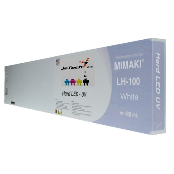  InXave Mimaki LH-100 SPC-0597W UV LED Ink Cartridge 600ml White