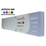  InXave Mimaki LH-100 SPC-0597W UV LED Ink Cartridge 600ml White JeTechInk