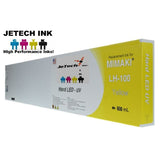  InXave Mimaki LH-100 SPC-0597Y UV LED Ink Cartridge 600ml Yellow JeTechInk