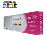 InXave Mutoh VJ-LUH1-BK UV LED 220ml ink cartridge Magenta Jetechink