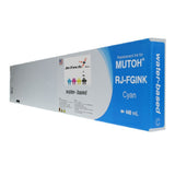 InXave Mutoh RJ-FGINK-CY water based 440ml ink cartridge Cyan