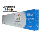 InXave Mutoh RJ-FGINK-CY water based 440ml ink cartridge Cyan Jetechink