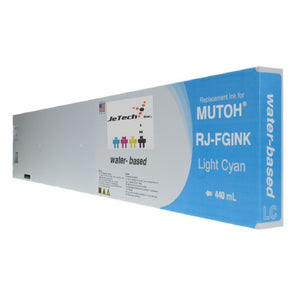 InXave Mutoh RJ-FGINK-LC Light Cyan 440ml ink cartridge