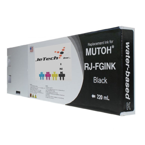 InXave Mutoh RJ-FGINK-BK2 Black 220ml ink cartridge