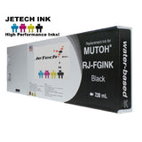 InXave Mutoh RJ-FGINK-BK2 Black 220ml ink cartridge jetechink