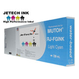 InXave Mutoh RJ-FGINK-LC2 Light Cyan 220ml ink cartridge  JeTechInk