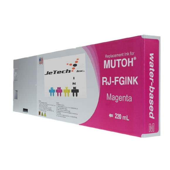 InXave Mutoh RJ-FGINK-MA2 Magenta 220ml ink cartridge Jetechink