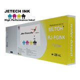 InXave Mutoh RJ-FGINK-YE2 Yellow 220ml ink cartridge Jetechink