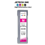 InXave Roland Eco-xtreme AI4 1000ml ink cartridge magenta Jetechink