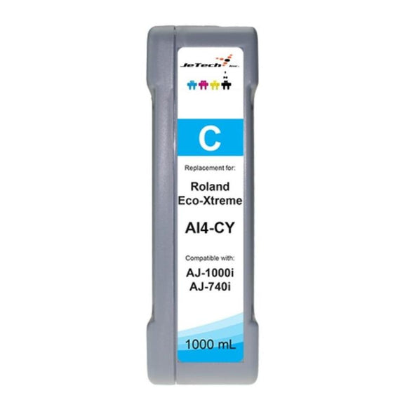 InXave Roland Eco-xtreme AI4 1000ml ink cartridge cyan